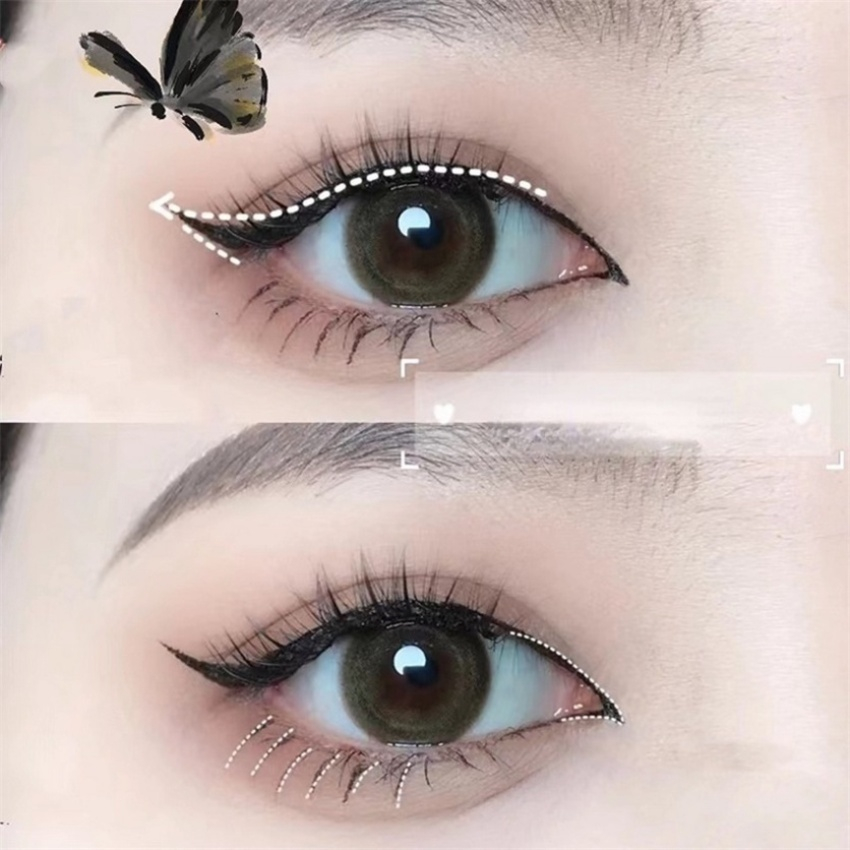 Bút Kẻ Mắt Dạng Lỏng sweet mint Mảnh Mượt Lâu Trôi Chống Nước Không Lem Màu SHEMIN