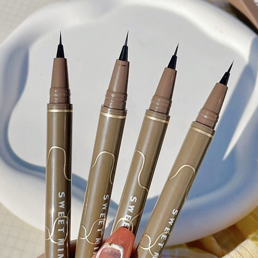 Bút Kẻ Mắt Dạng Lỏng sweet mint Mảnh Mượt Lâu Trôi Chống Nước Không Lem Màu SHEMIN
