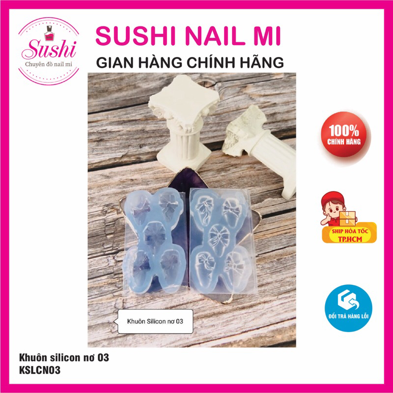 Khuôn silicon nơ có 8 kiểu