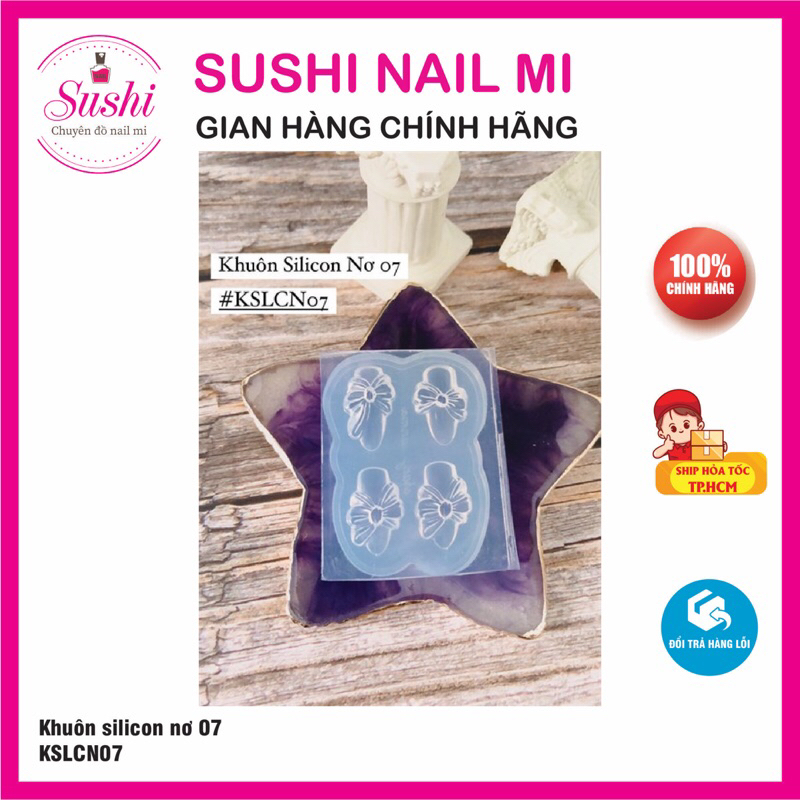 Khuôn silicon nơ có 8 kiểu