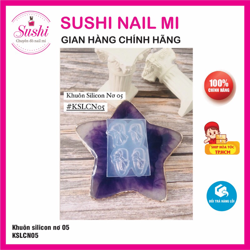 Khuôn silicon nơ có 8 kiểu