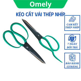 Kéo cắt vải thợ may chuyên dụng - Kéo đa năng thép nhíp liền khối, cán bọc nhựa