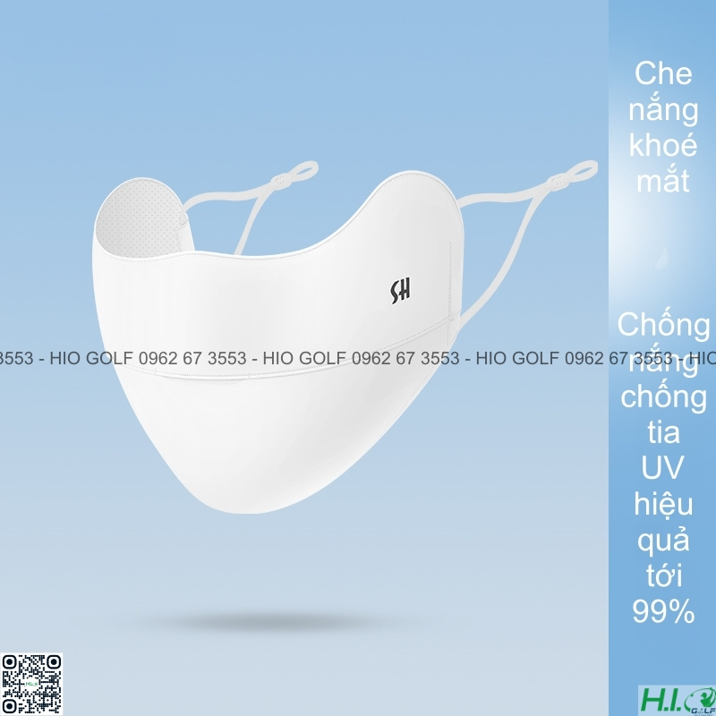 Khẩu trang golf chống nắng, chống tia UV GoloveJoy - Khăn che mặt chơi Golf chống nắng nam nữ