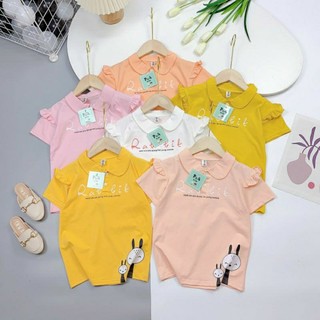 POLO BÉ GÁI {20-30kg} Áo phông cộc có cổ bé gái đi học size đại (link 2)
