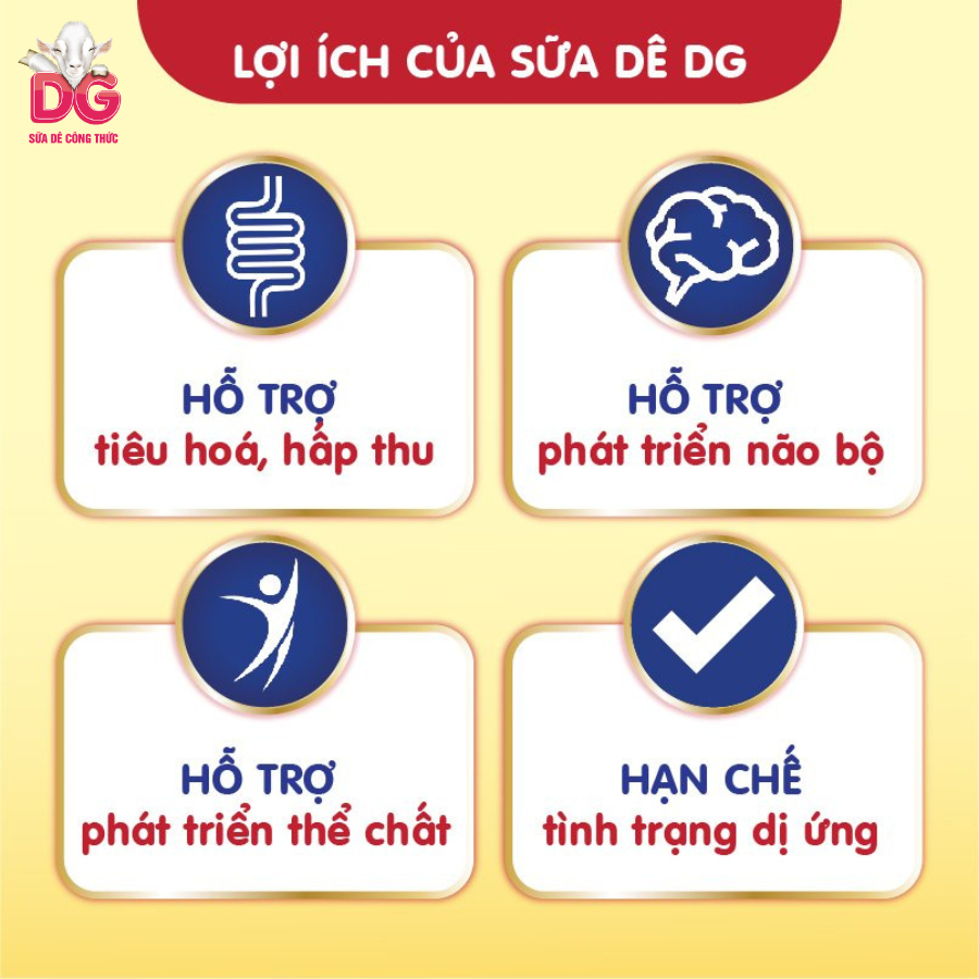 Combo 2 lon sữa Dê DG2 800gr