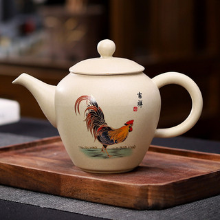 Ấm trà sứ đức hóa giao kê đấu thái phỏng cổ