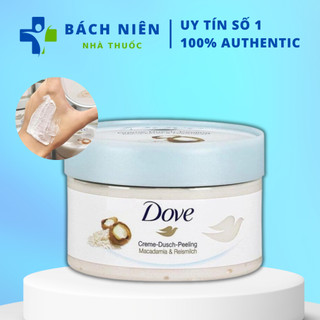 Tẩy da chết Dove Macca bản Đức, Tẩy tế bào chết Dove bản Đức Macca Dove Exfoliating Body Polish