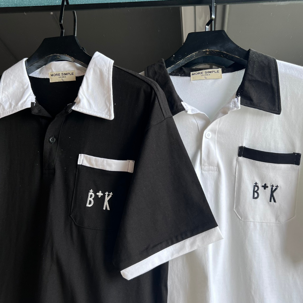 Áo polo PK vải cotton 2 chiều dày dặn form rộng oversize phong cách ulzang - Tuni Store