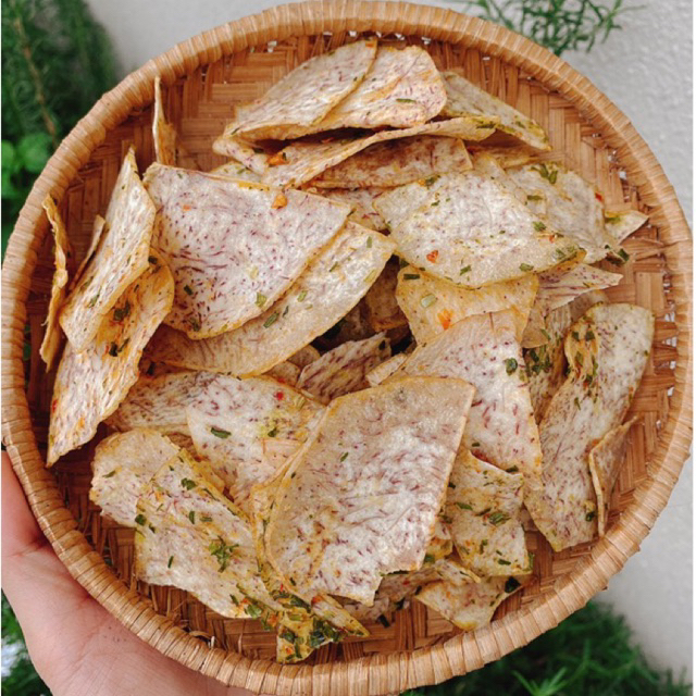 Khoai Môn Sấy Hành | 200-500gr | Đặc sản Đà Lạt
