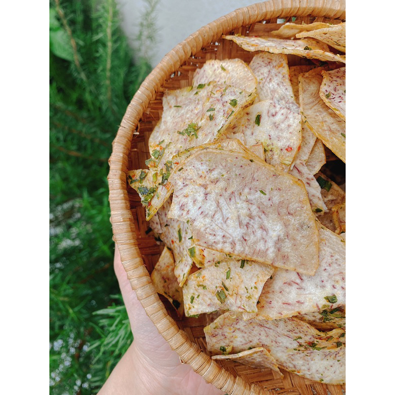 Khoai Môn Sấy Hành | 200-500gr | Đặc sản Đà Lạt