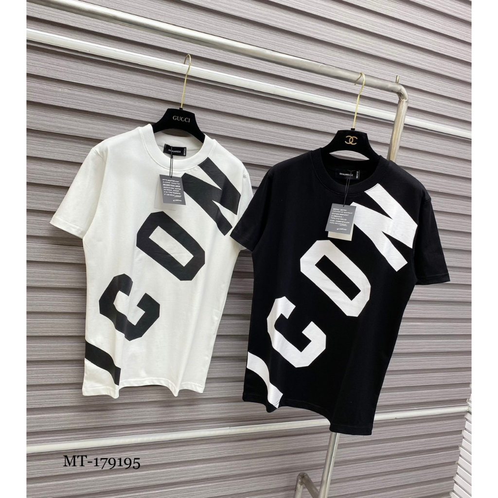 Áo ICON chéo unisex nam nữ tay lỡ hottrend, chất cotton co dãn. Hàng đẹp đầy đủ tem mác.