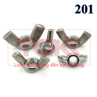 Đai ốc tai hồng 201