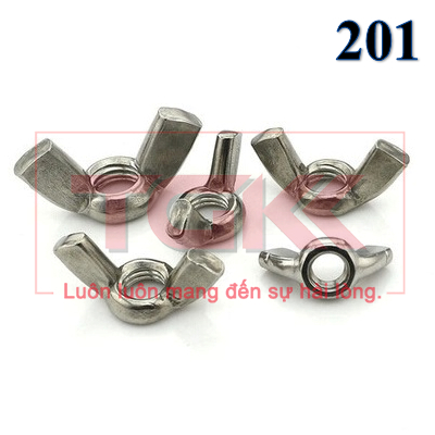 Đai ốc tai hồng 201 (M10-M12)