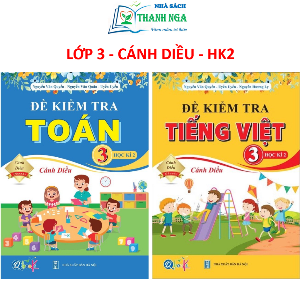 Sách - Đề Kiểm Tra Toán và Tiếng Việt Lớp 3 - Cánh Diều - Học Kì 2