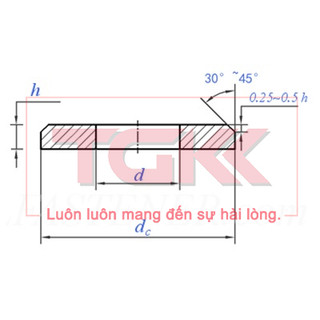 Long đen phẳng inox 304 (M1.4-M12) (Túi 10)