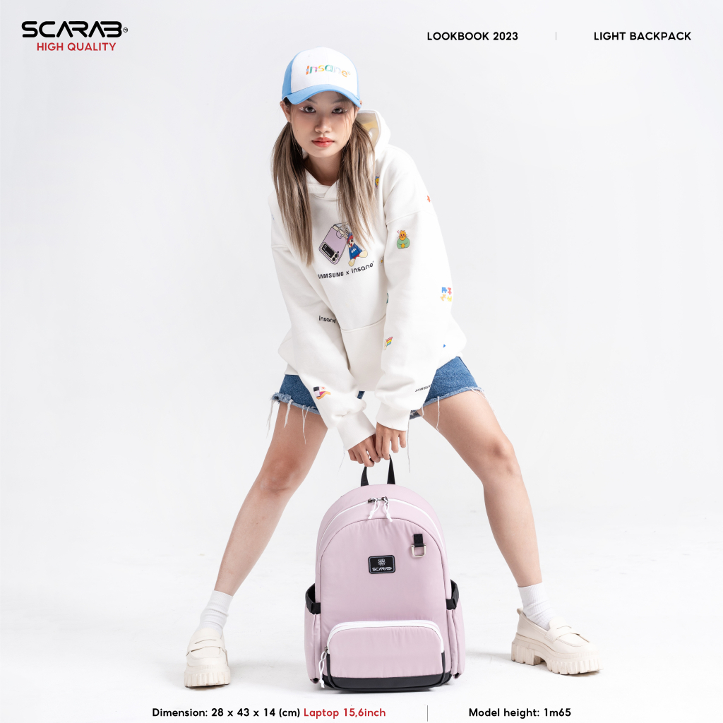 Balo Đi Học SCARAB - LIGHT Backpack Unisex