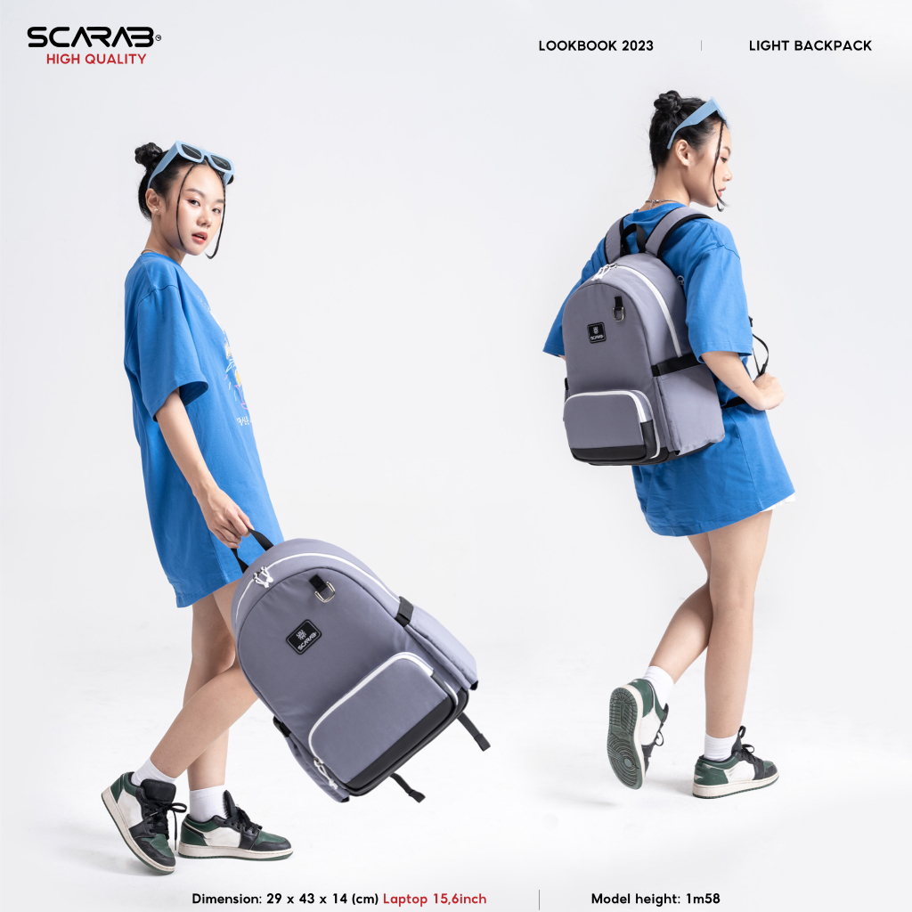 Balo Đi Học SCARAB - LIGHT Backpack Unisex