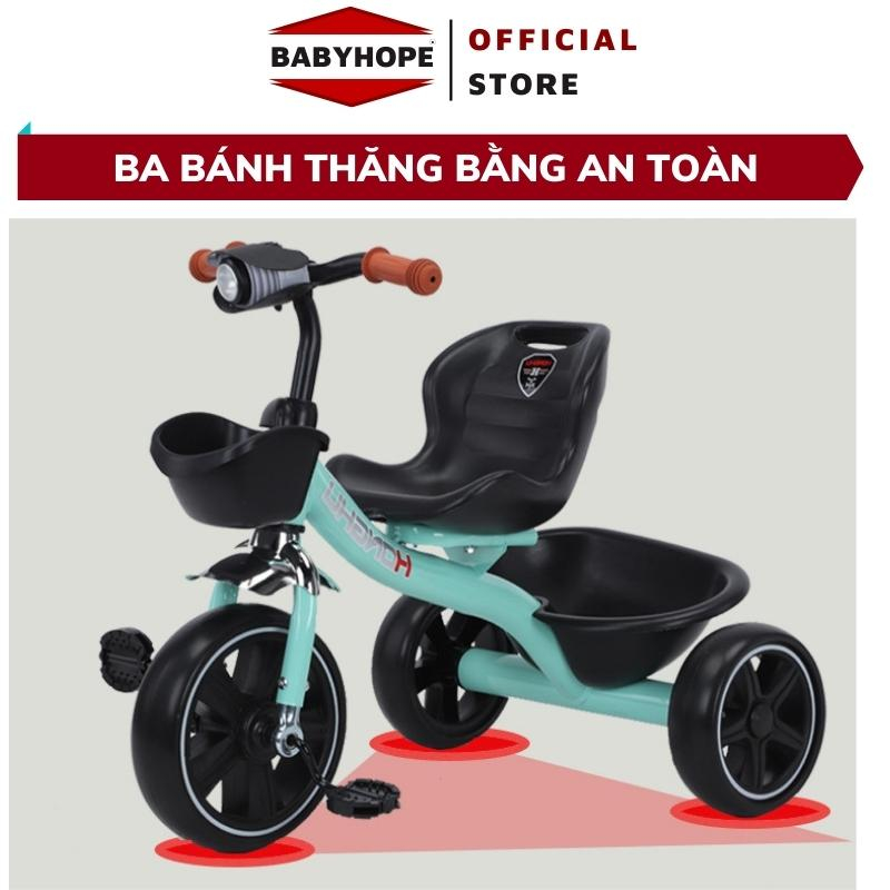 Xe đạp 3 bánh cho bé, Xe đạp trẻ em BABYHOPE cho bé từ 1 đến 6 tuổi