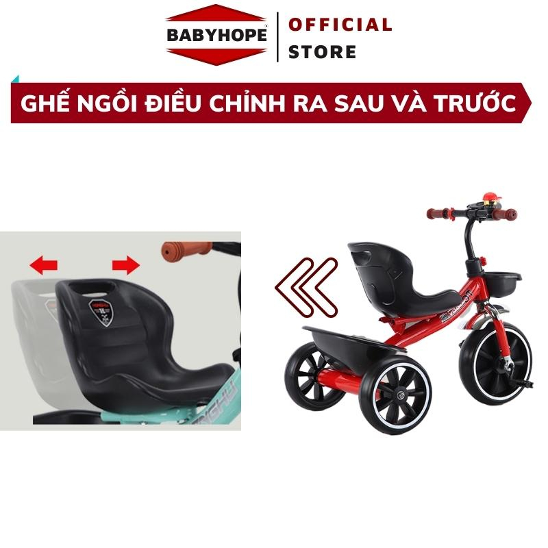 Xe đạp 3 bánh cho bé, Xe đạp trẻ em BABYHOPE cho bé từ 1 đến 6 tuổi