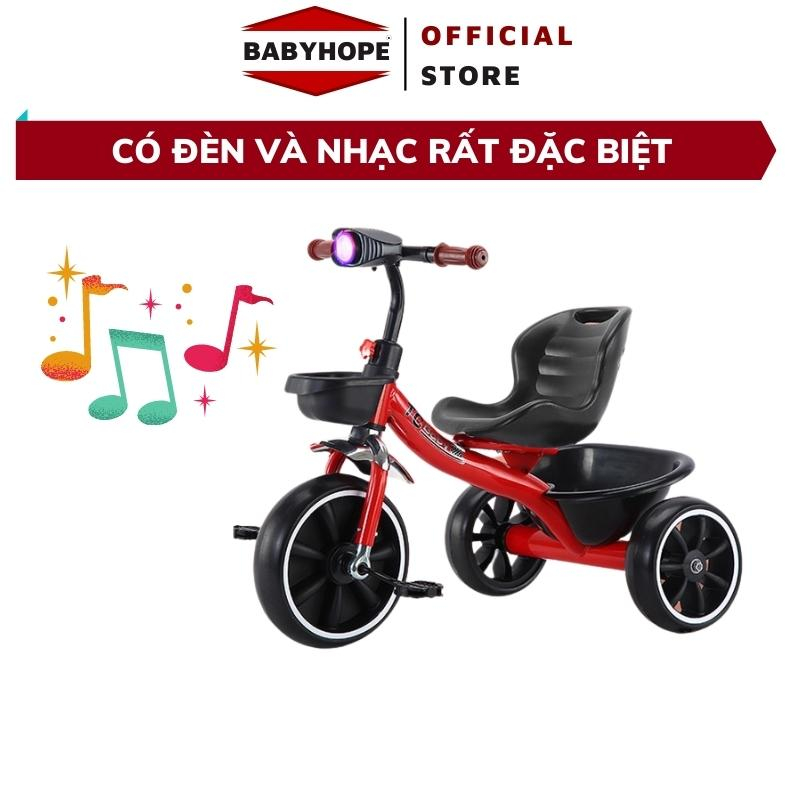 Xe đạp 3 bánh cho bé, Xe đạp trẻ em BABYHOPE cho bé từ 1 đến 6 tuổi
