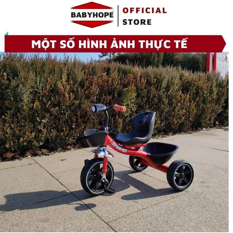 Xe đạp 3 bánh cho bé, Xe đạp trẻ em BABYHOPE cho bé từ 1 đến 6 tuổi