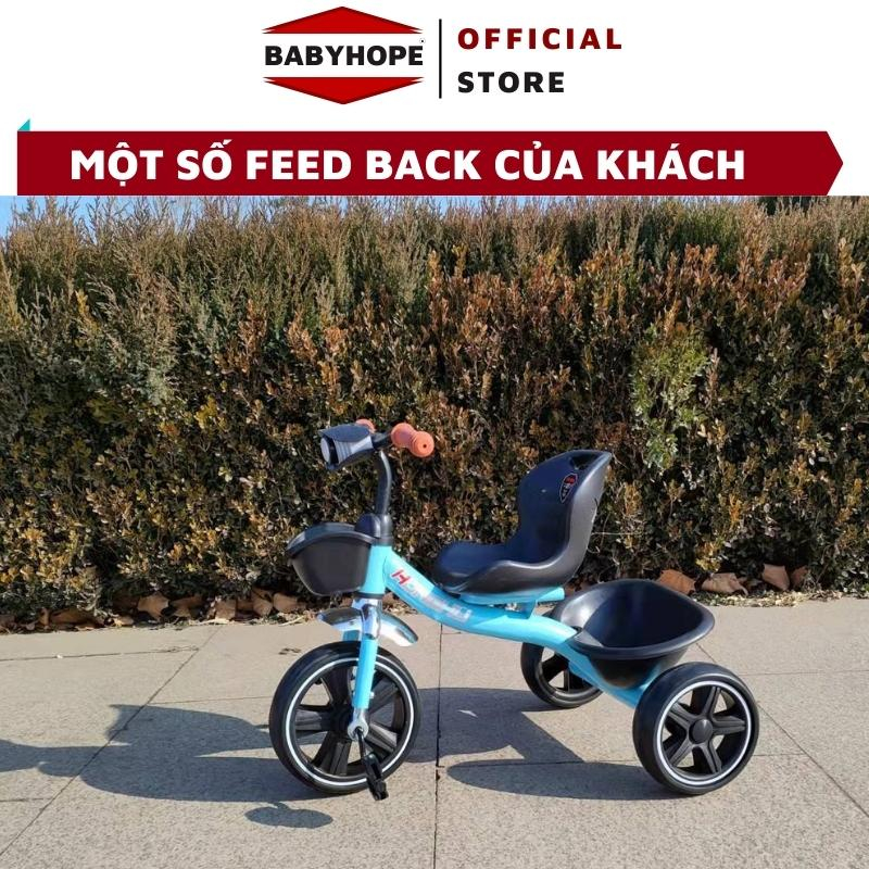 Xe đạp 3 bánh cho bé, Xe đạp trẻ em BABYHOPE cho bé từ 1 đến 6 tuổi