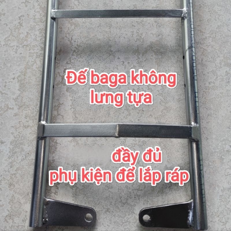 Baga phượt xe SONIC.mẫu mới có thể tháo rời tay vịn