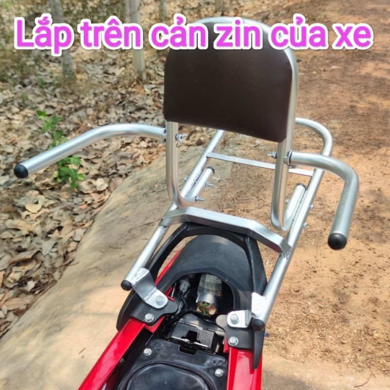 Baga phượt xe SONIC.mẫu mới có thể tháo rời tay vịn
