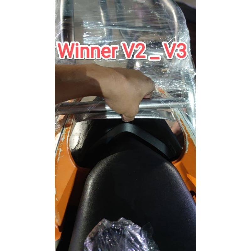 Baga xe phượt dùng cho winnerx v2,v3.Mẫu mới có thể tháo rời tay vịn