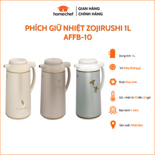 Phích giữ nhiệt Zojirushi dung tích 1L AFFB-10 sản xuất tại Nhật, bảo hành 1 năm