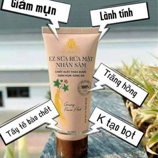 [Chính hãng]Sữa rửa mặt Ez beauty nhân sâm 100ml