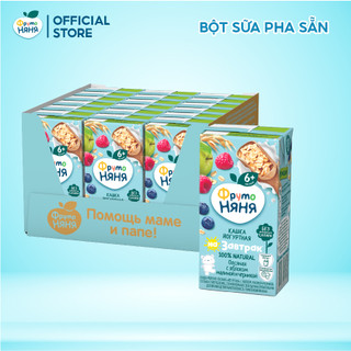 Thùng 18 Hộp Sữa chua ngũ cốc vị hoa quả Fruto Nyanya 200ml
