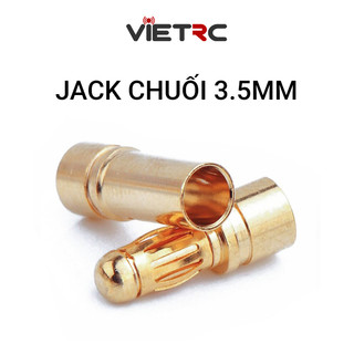 Jack / Giắc chuối 3.5mm cho tàu, xe, máy bay điều khiển từ xa (cặp đực cái)
