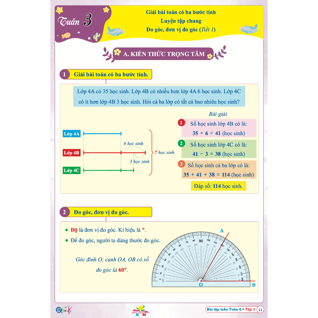 Sách - Combo Bài Tập Tuần Toán và Tiếng Việt Dành Cho Học Sinh Lớp 4 - Chương Trình Kết Nối Tri Thức Học Kì 1 (2 cuốn)