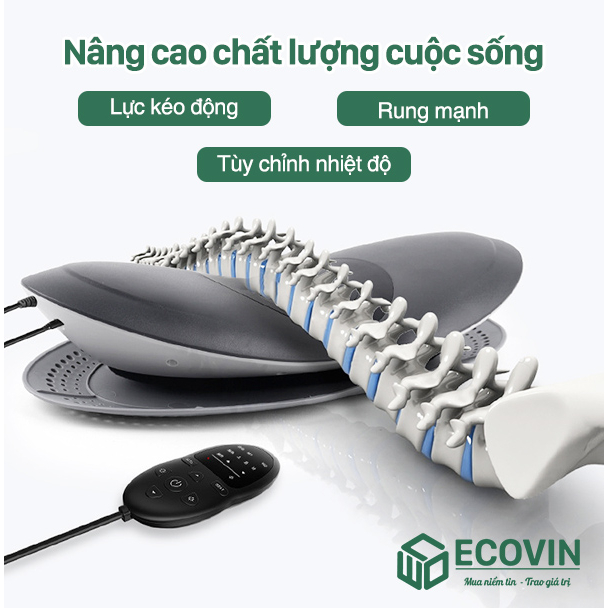 Máy Massage Thắt Lưng Hồng Ngoại, Máy Mát Xa Cột Sống Lưng Hỗ Trợ Đau Lưng Thoát Vị Đĩa Đệm