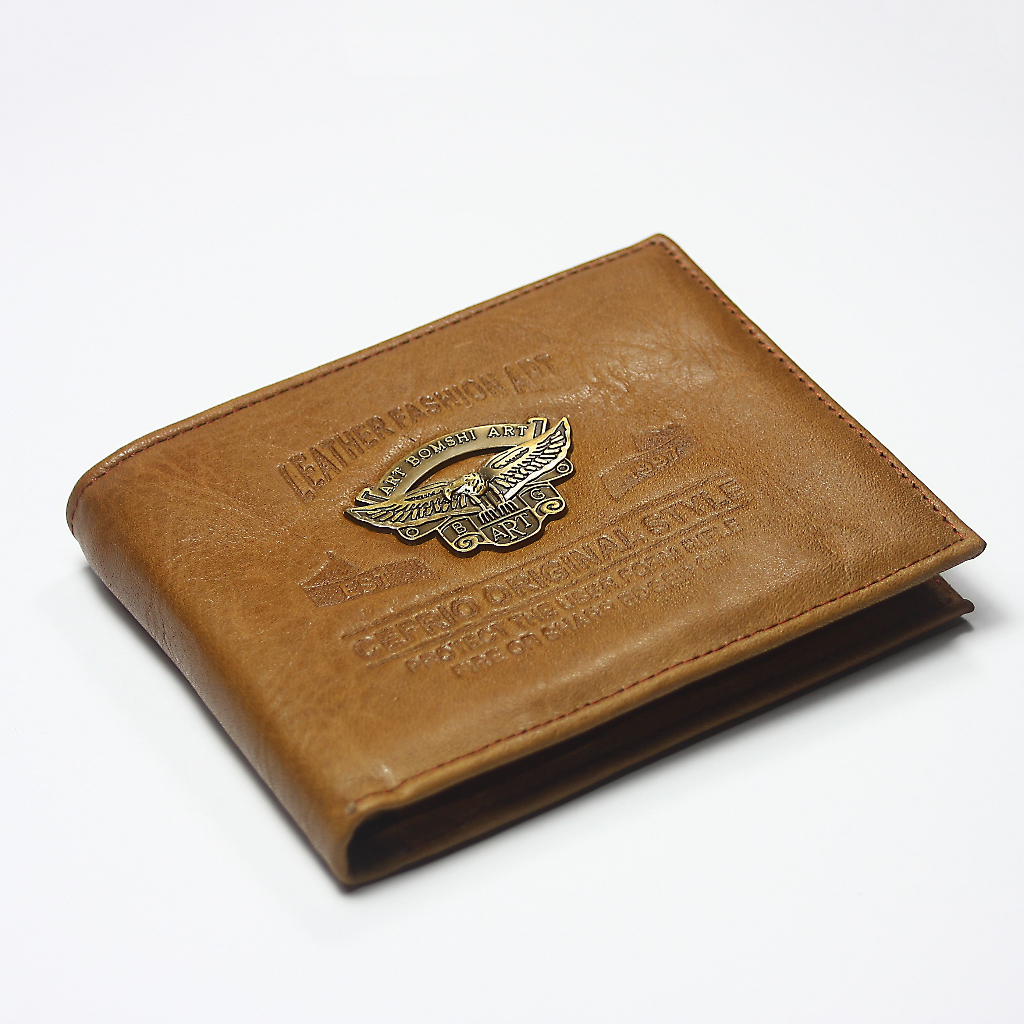 Ví nam , bóp nam ví tiền da bên ngoài da bò bên trong lót vải hoặc da heo, bảo hành 12 tháng – Menwis V01