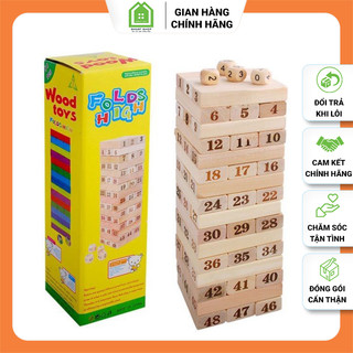 💥freeship💥 bộ chơi rút gỗ loại to