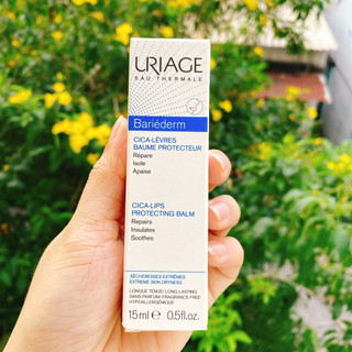 Uriage Kem Chăm Sóc Môi Khô, Nứt Nẻ Bariederm Cica-Levres Baume Protecteur 15ml