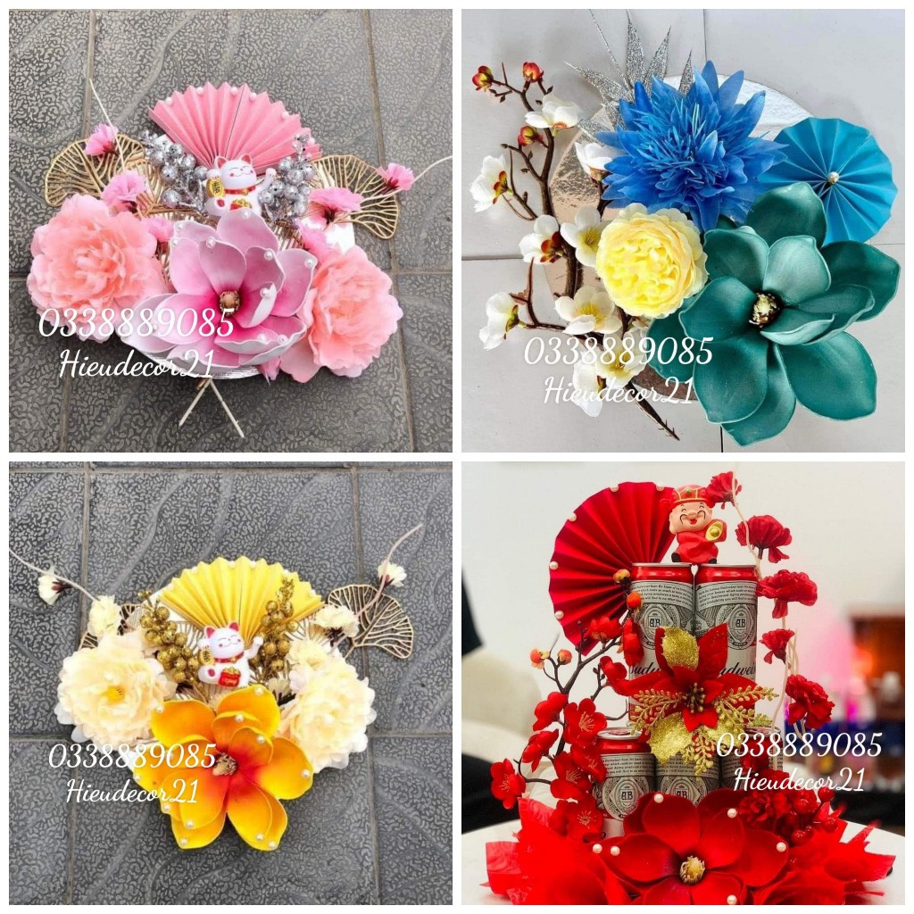 Set Phụ kiện VIP làm Cháp Oản, tháp bánh, tháp bia... trang trí Tết