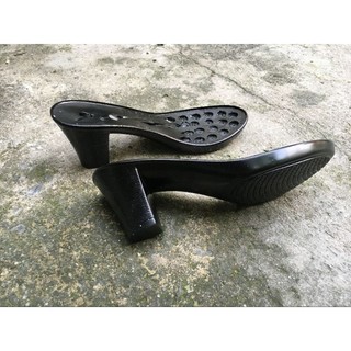 Đế giày gót 7cm dùng móc len