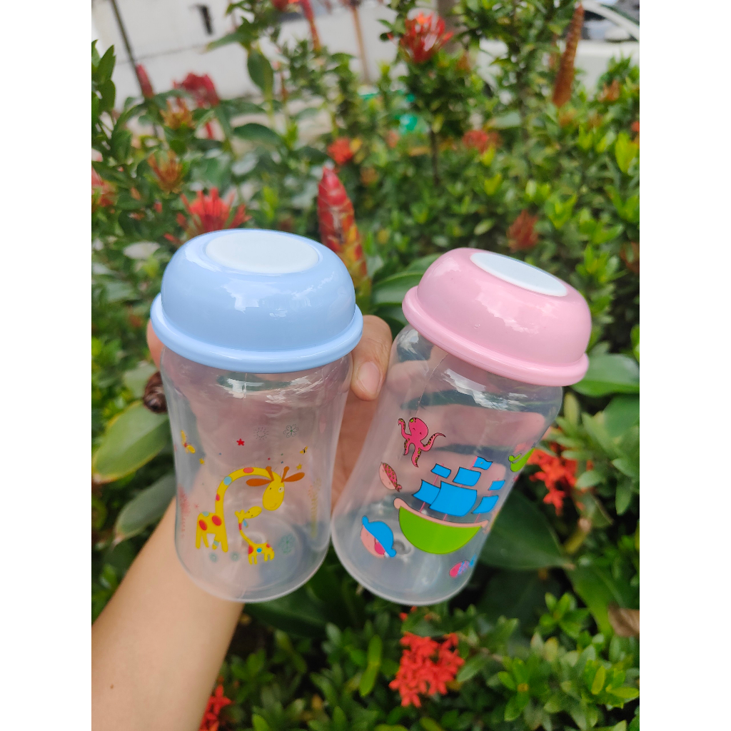 Bình trữ sữa/ bình đựng sữa mẹ cổ rộng UPASS Thái Lan vạch chia 125ml/320ml tương thích Pigeon