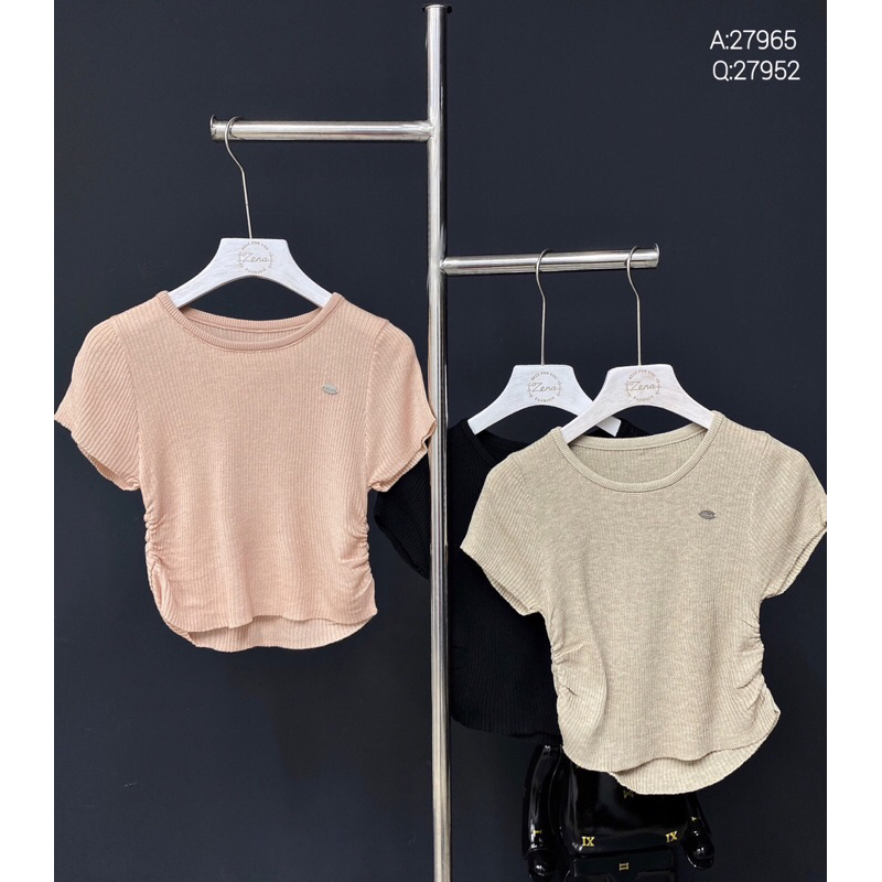 A27965-A len tăm tag ngực dúm eo đ.tôm c.tròn