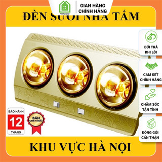 💥đèn sưởi nhà tắm treo tường 2 bóng - 3 bóng