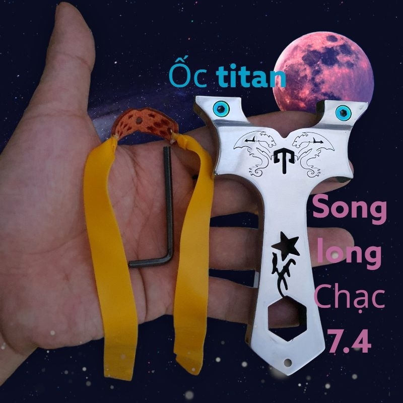 ná song long chạc 7.4 + ốc titan + dây hãng + lục giác