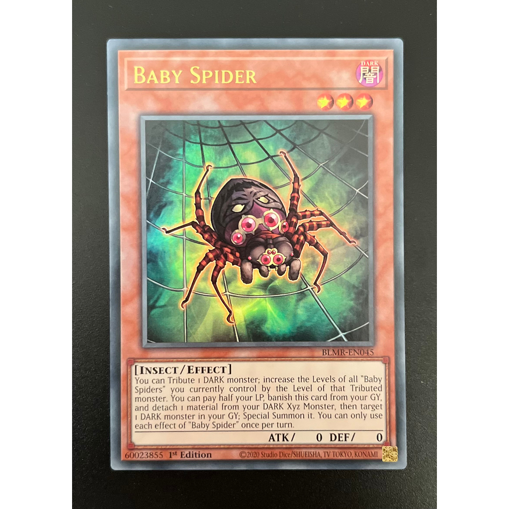 [Thẻ bài Yugioh]-[TCG-UK] - BLMR-EN045 - Baby Spider - Ultra Rare