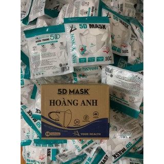 THÙNG 100C KHẨU TRANG 5D HOÀNG ANH