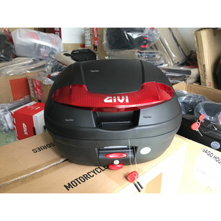 Thùng givi E340N cốp xe máy, thùng givi 34 lit kèm đế và bát gắn, thùng lắp sau xe máy, hàng givi chính hãng, bh 2 năm