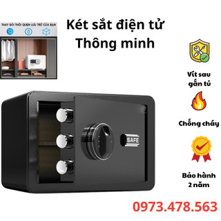 Két sắt điện tử khóa vân tay,khóa số thông minh chống cháy cao cấp,Két sắt gia đình văn phòng khách sạn