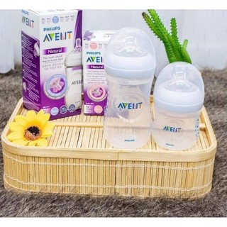 Bình sữa, núm bình sữa Philips Avent Natural chính hãng đủ size 60ml 125ml 260ml 330ml