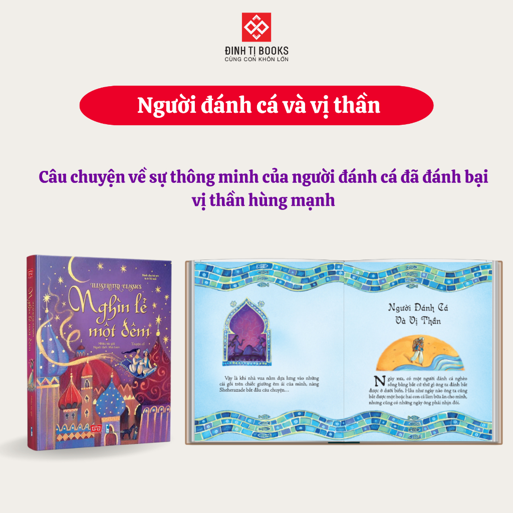 Sách-Illustrated Classics - Nghìn lẻ một đêm